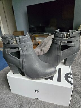 Call It Spring Heeled Boots With Straps